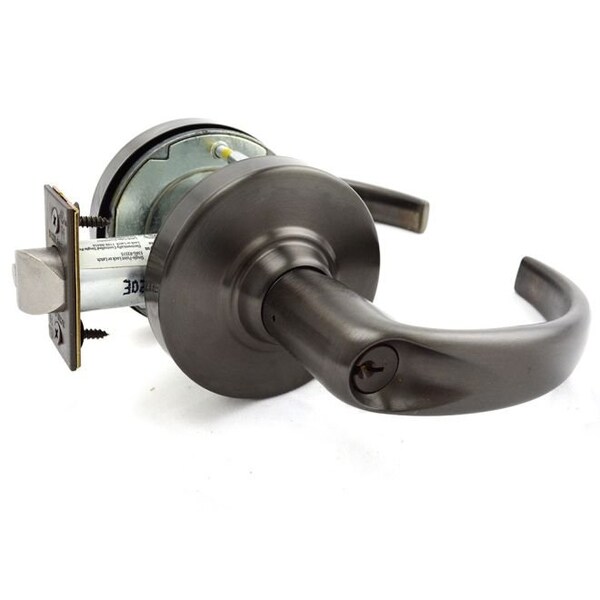 Schlage Commercial Classroom Sparta Lever C Keyway, 2-3/4" Deadlatch, ANSI Strike Oil Rubbed Bronze ALX70PSPA613 - main
